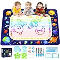 Baztoy Agua Dibujo Pintura Pizarra- Doodle Alfombra Mágica(100x70CM)-Agua Doodle Estera de Agua Doodle Juguetes para…